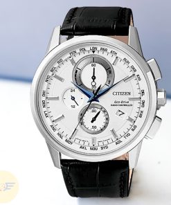 CITIZEN PERPETUAL CALENDAR AT8110-11A - NAM - KÍNH SAPPHIRE - DÂY DA - ECO DRIVE - SIZE 43MM - MÁY NHẬT