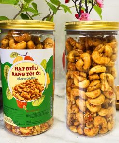 HẠT ĐIỀU RANG TỎI ỚT LOẠI 1 (500GR)