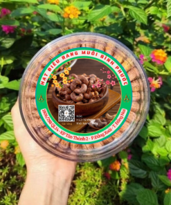 HẠT ĐIỀU RANG MUỐI XẾP HOA LOẠI 1 (HỘP 500GR)