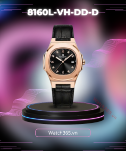CARNIVAL 8160L-VH-DD-D - NỮ - KÍNH SAPPHIRE - DÂY DA - PIN - SIZE 34MM - MÁY THỤY SỸ